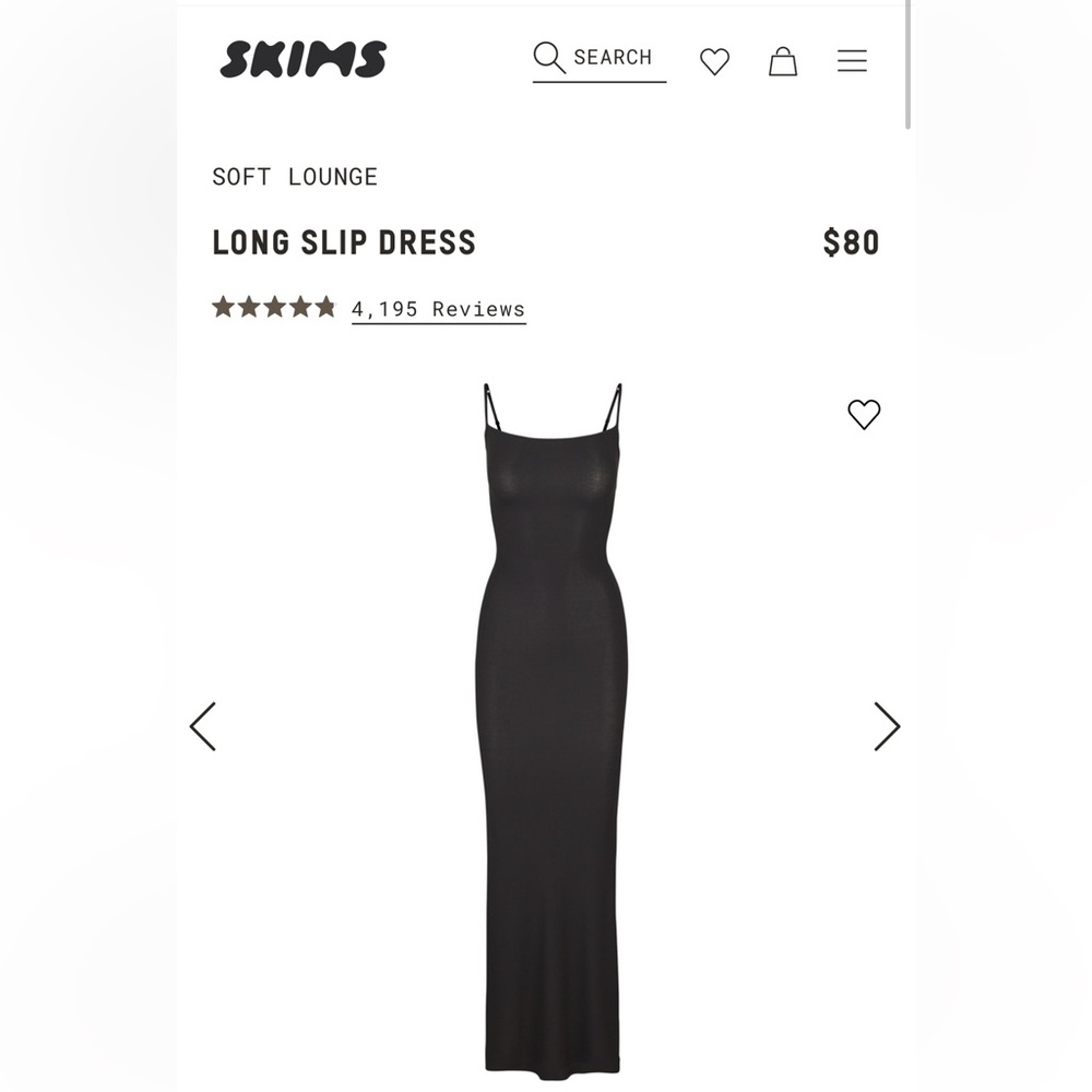 SKIMS long slip dress